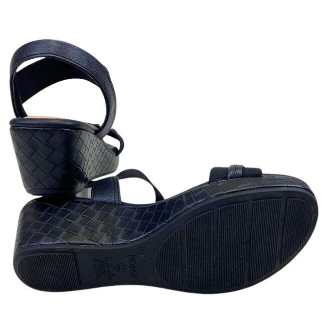 Sandália Modare Elastico Napa Floather/Tresse Preto Preto 5