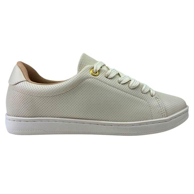 Tênis Modare Casual Napa Micro Perfuros Branco Off