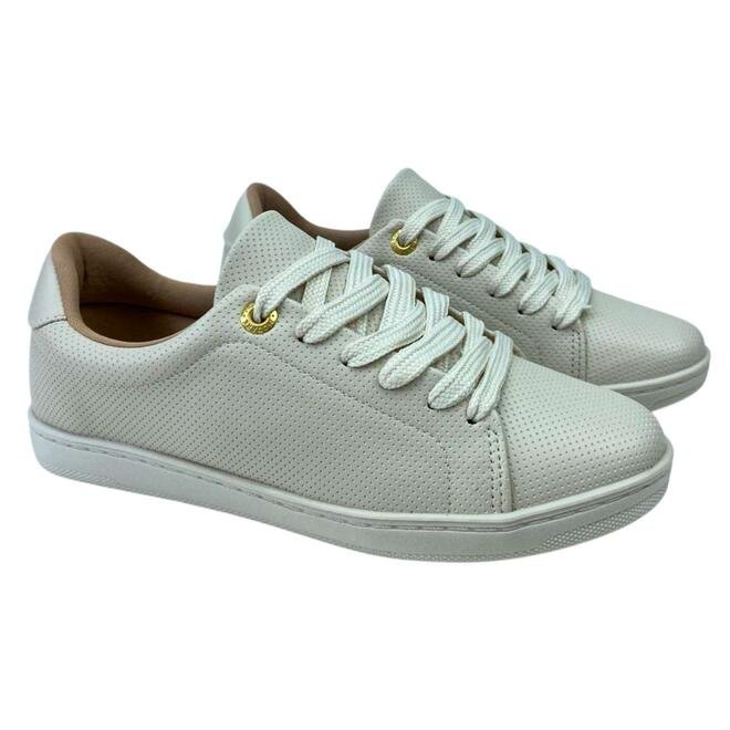 Tênis Modare Casual Napa Micro Perfuros Branco Off Off White 3