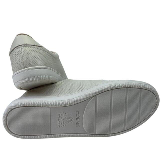 Tênis Modare Casual Napa Micro Perfuros Branco Off Off White 5