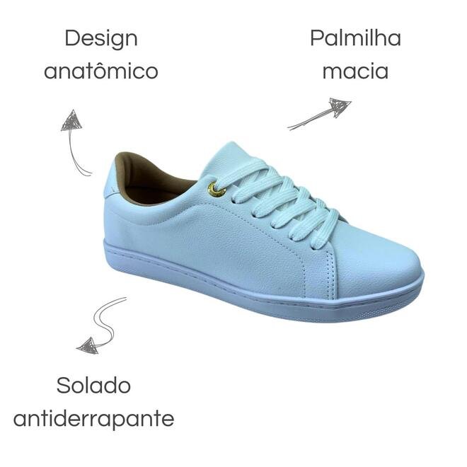 Tênis Modare Casual Napa Floather Nature Branco Branco 6