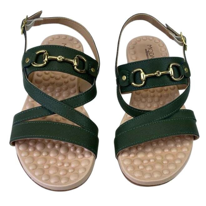 Sandália Modare Napa Floather Nature Oliva Oliva 4