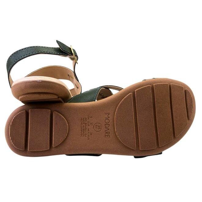 Sandália Modare Napa Floather Nature Oliva Oliva 5