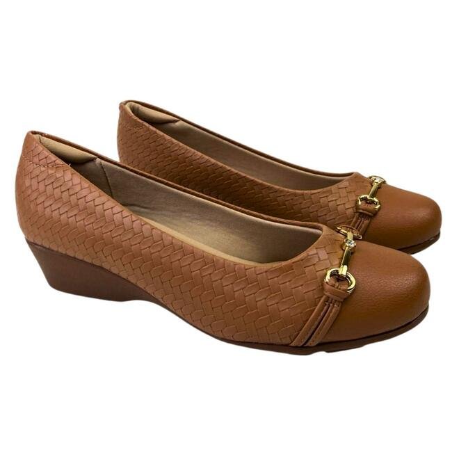 Sapato Modare Napa Floather Nature Strech Camel Camel 3
