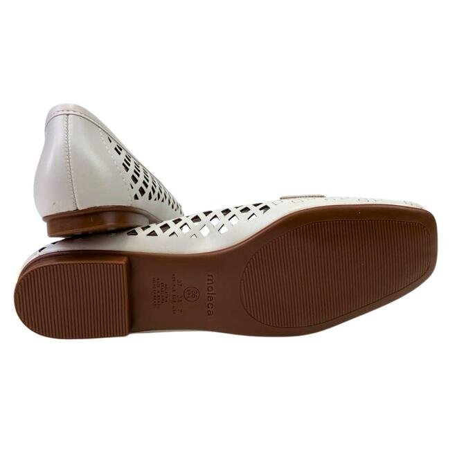 Sapatilha Moleca Napa Turim Branco Off Off White 5