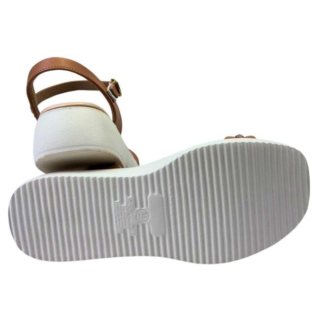 Sandália Modare Napa Pele Strech Nude/Ouro Rosado Nude 5