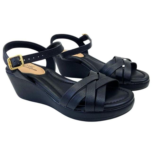 Sandália Modare Napa Floather Nature Preto Preto 3