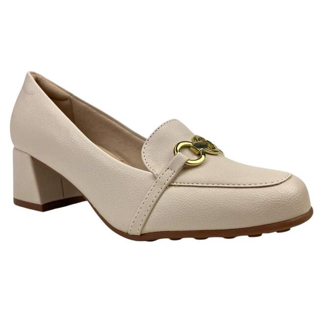 Sapato Modare Napa Floather Nature Creme Creme 2