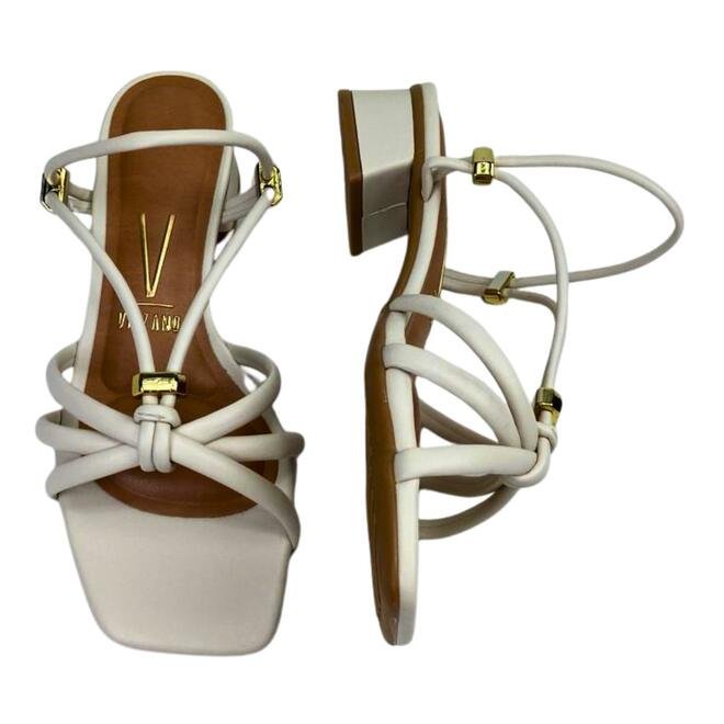 Sandália Vizzano Tira Pronta Pelica Branco Off Branco 4