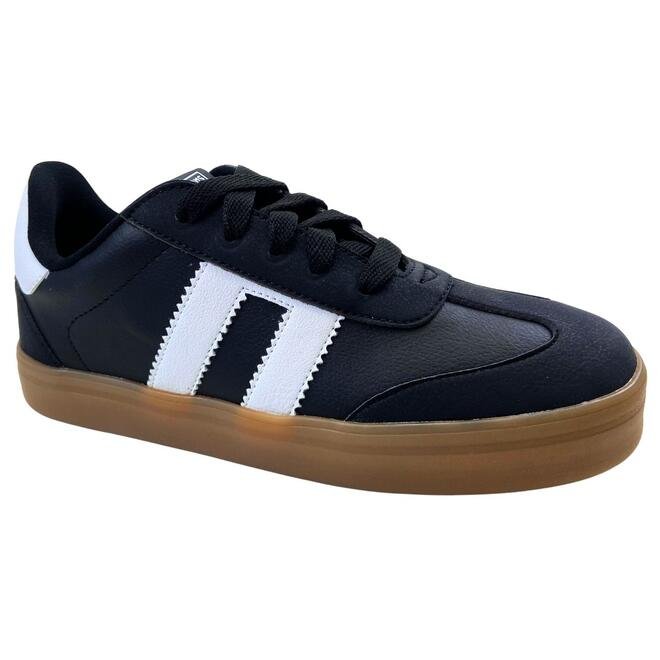 Tênis Novopé Itweens Juvenil Preto/Branco/Crepe Transl Preto 2