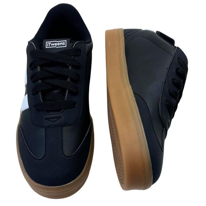 Tênis Novopé Itweens Juvenil Preto/Branco/Crepe Transl Preto 4
