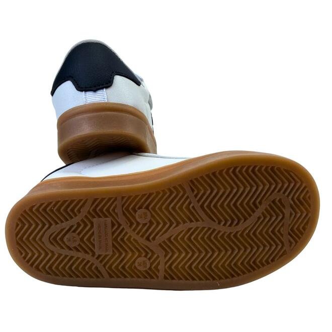 Tênis Novopé Sintético Infantil Branco/Cromo/Preto Branco 5