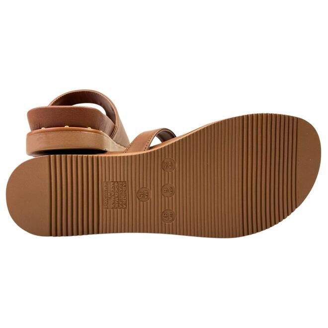 Chinelo Papete Via Marte Napa Casual Ganache Marrom 5
