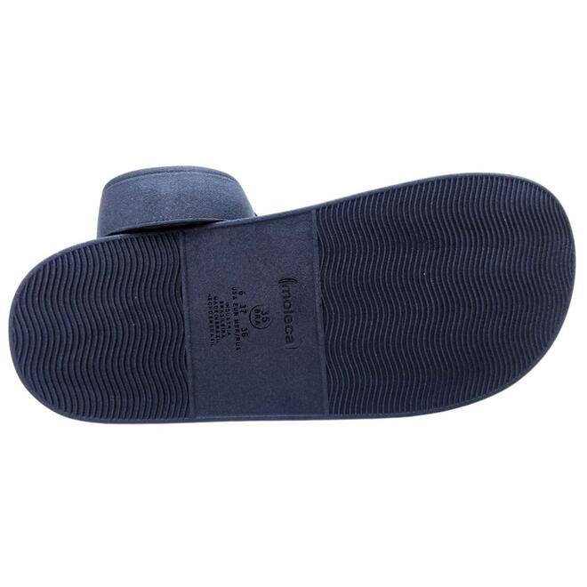 Chinelo Slide Moleca Camurça Flex Preto/Grafite-Preto Preto 5