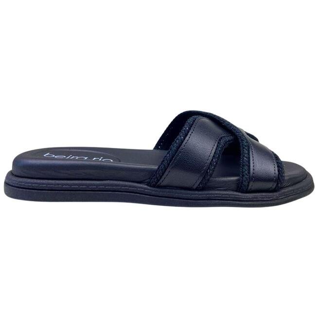 Chinelo Papete Beira Rio Napa Turim Preto