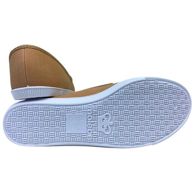 Sapatilha Moleca Lona Sider Bege Bege 5