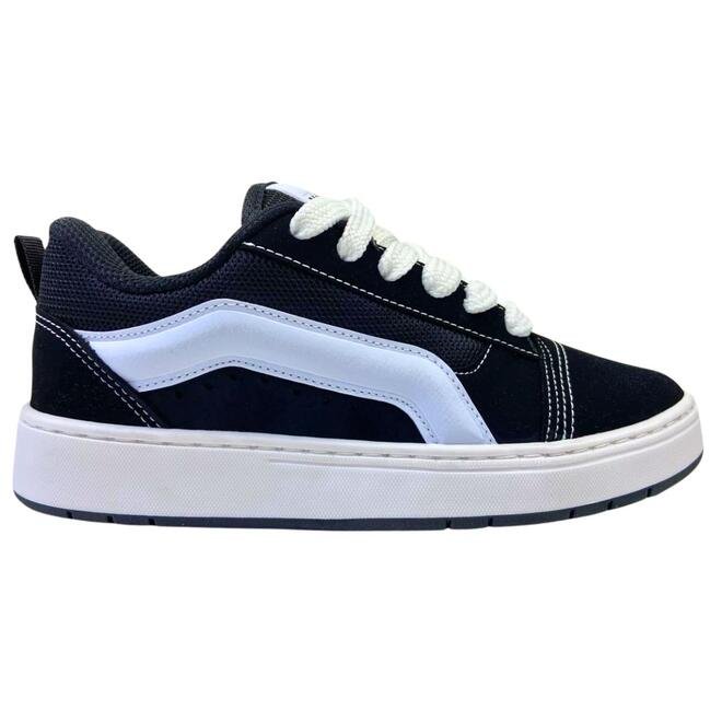 Tênis Veloce Street Adulto Preto/Branco Preto 2