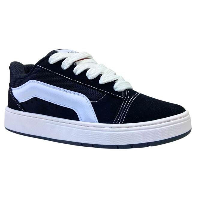 Tênis Veloce Street Adulto Preto/Branco Preto 3
