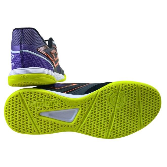 Chuteira Umbro Futsal Pro 5 Bump Club GHT/BLA/PURP