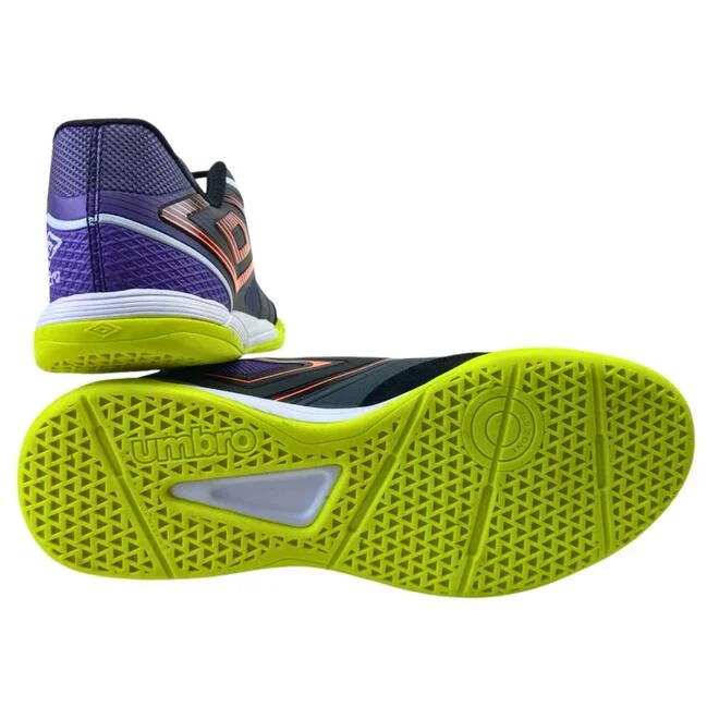 Chuteira Umbro Futsal Pro 5 Bump Club GHT/BLA/PURP Grafite 5