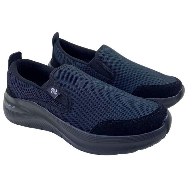 Tênis BRsport Tecido Camurção Preto/Preto Masculino Preto 3