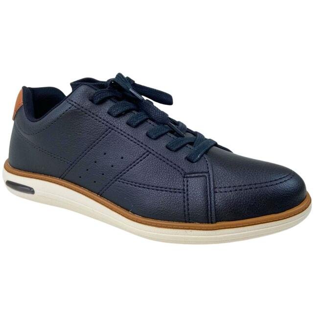 Sapatênis BRsport Napa Vermont Preto/Camel Masculino Preto 2