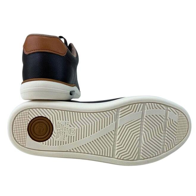 Sapatênis BRsport Napa Vermont Preto/Camel Masculino Preto 5