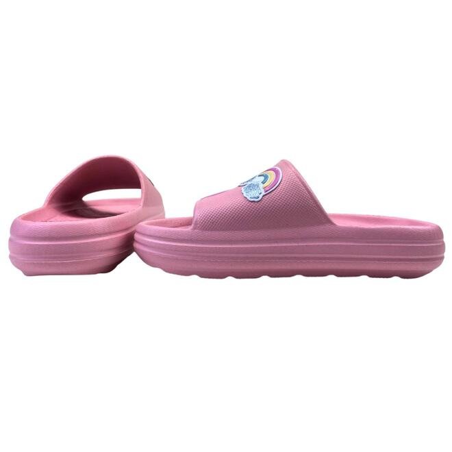 Chinelo Slide Molekinha EVA Rosa Infantil Rosa 5