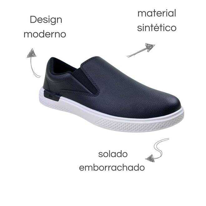 Sapatênis BRsport Napa Vermont Neo Preto Masculino Preto 6