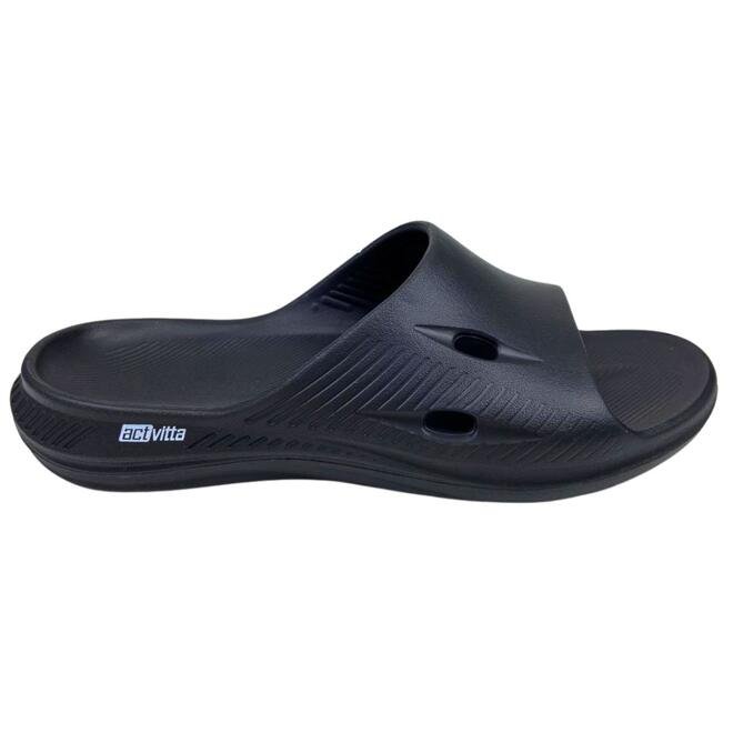 Chinelo Slide Actvitta EVA Preto Masculino Preto 2