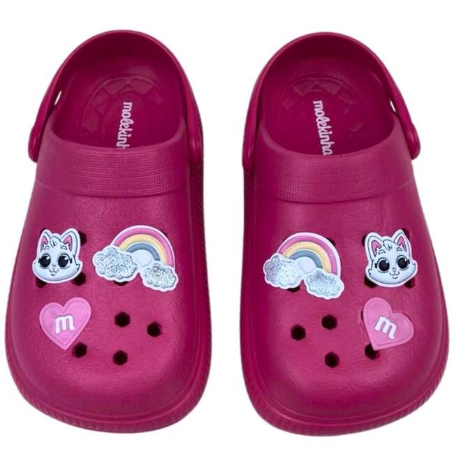 Clog Molekinha Injetada EVA Pink Menina Pink 4