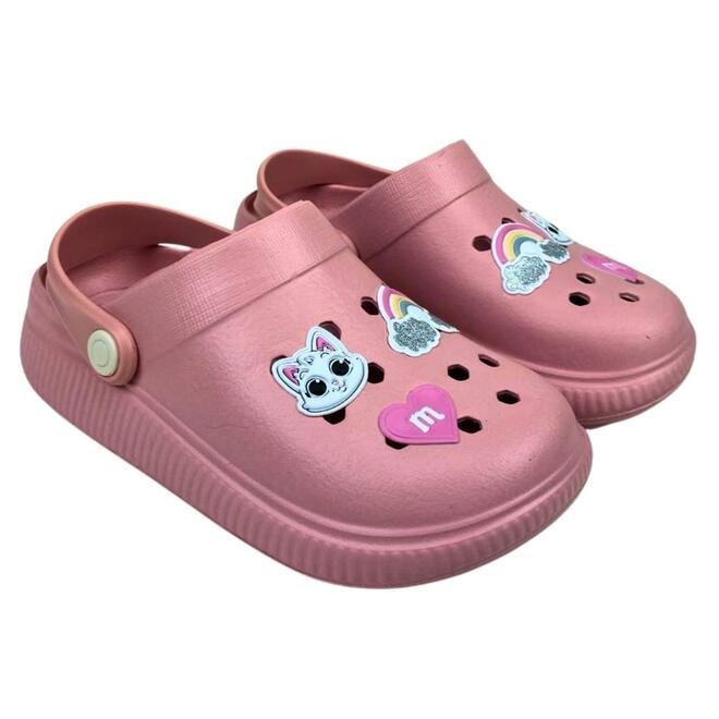 Clog Molekinha Injetada EVA Rosa Menina Rosa 3