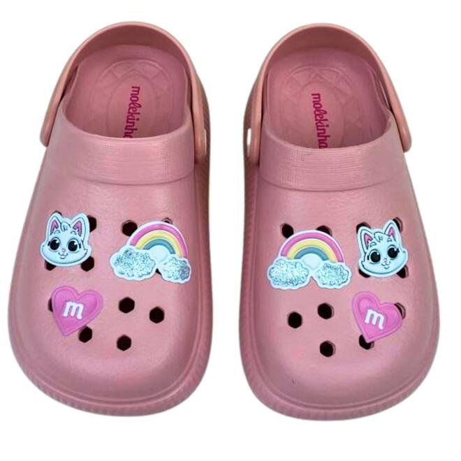 Clog Molekinha Injetada EVA Rosa Menina Rosa 4