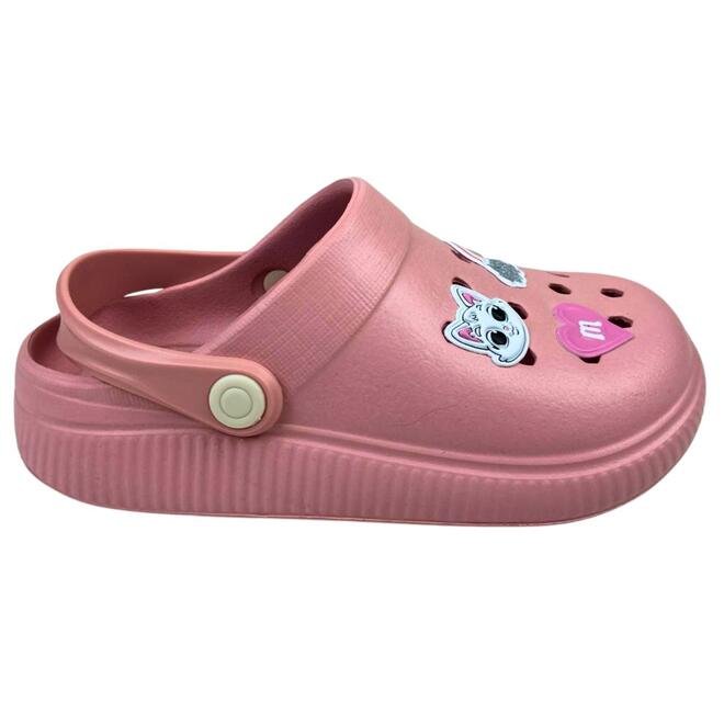 Clog Molekinha Injetada EVA Rosa Menina Rosa 7