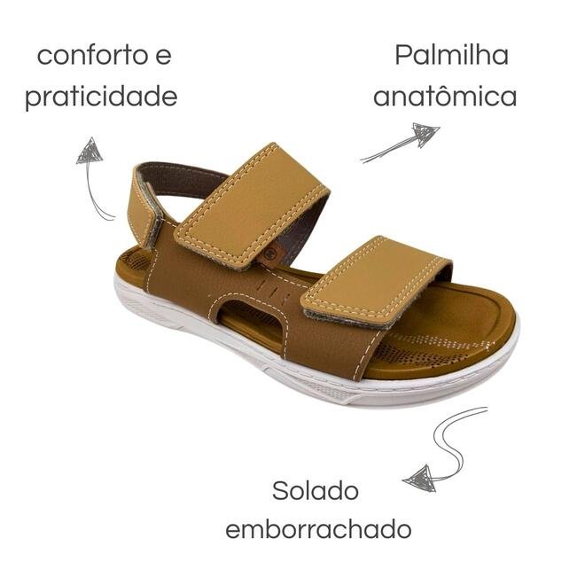 Sandália Molekinho Caramelo/Mostarda Menino Caramelo 6