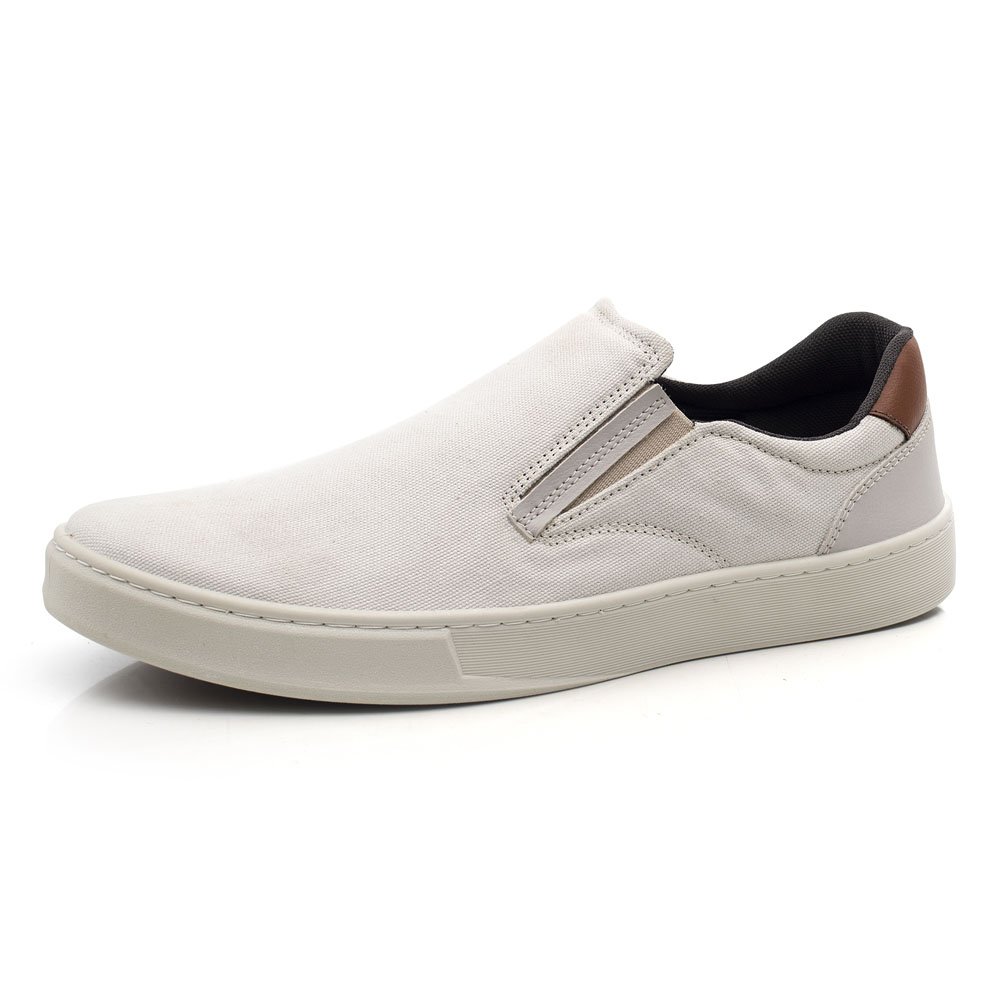 Slip On HFAST Shoes Basico Casual Feminino 4817 Bege 1