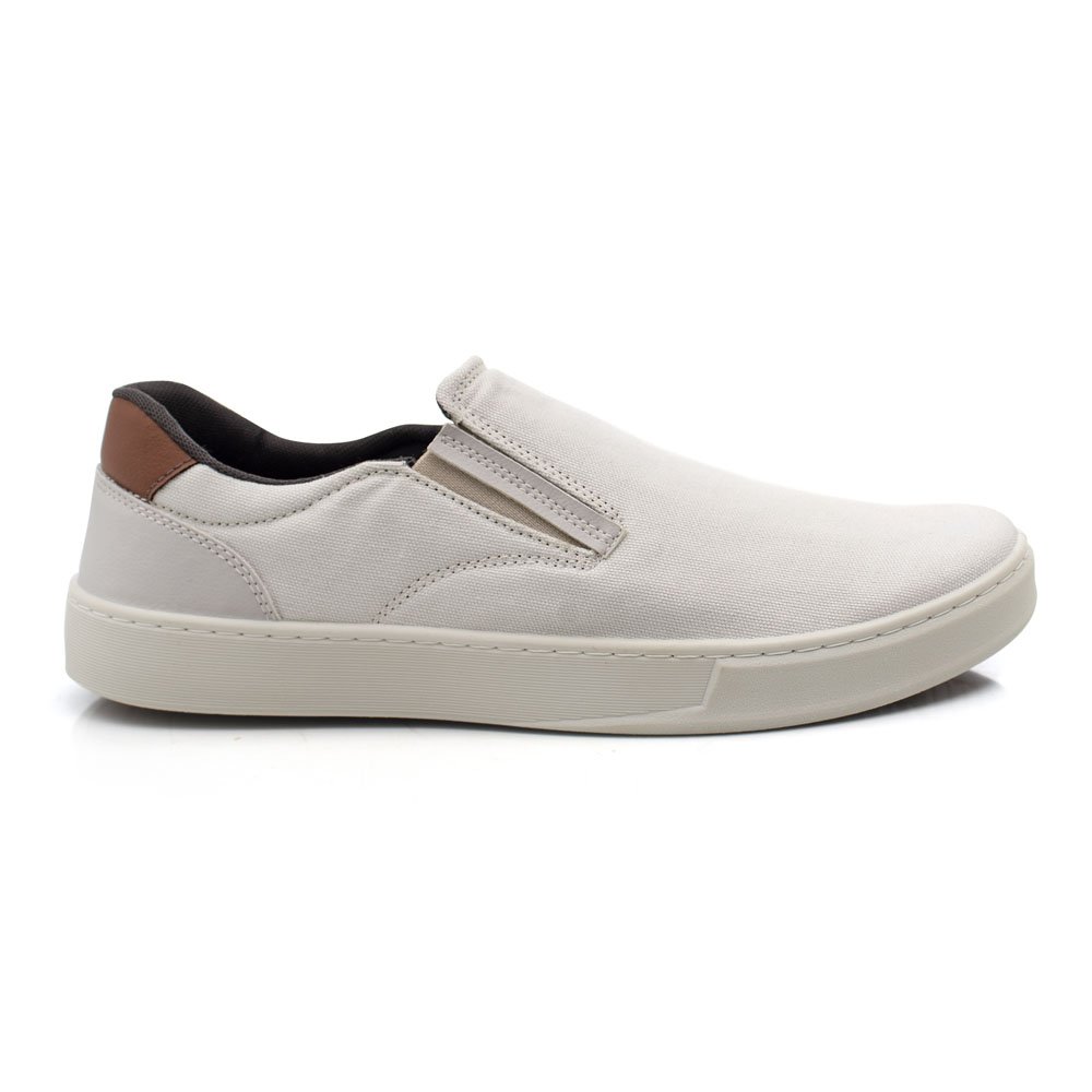 Slip On HFAST Shoes Basico Casual Feminino 4817 Bege 3