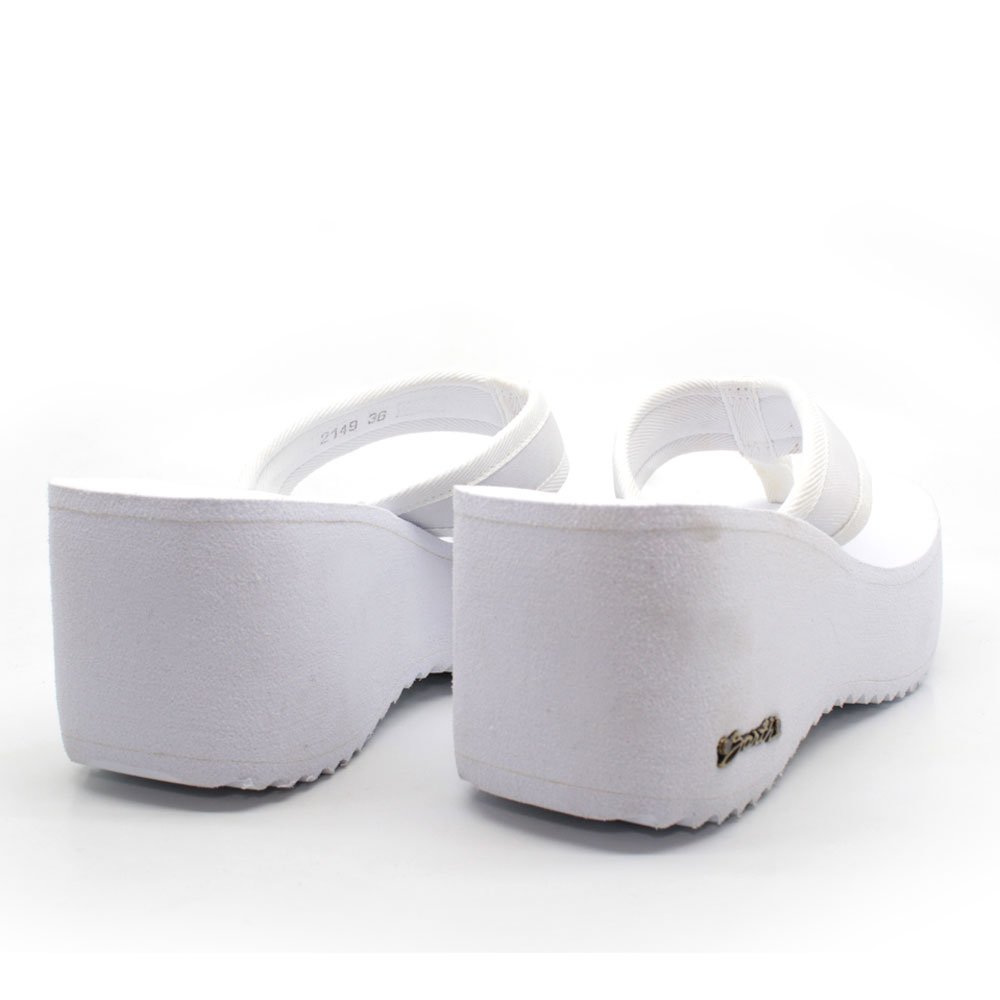 Tamanco Plataforma Alta Barth Shoes Hibisco Branco 4