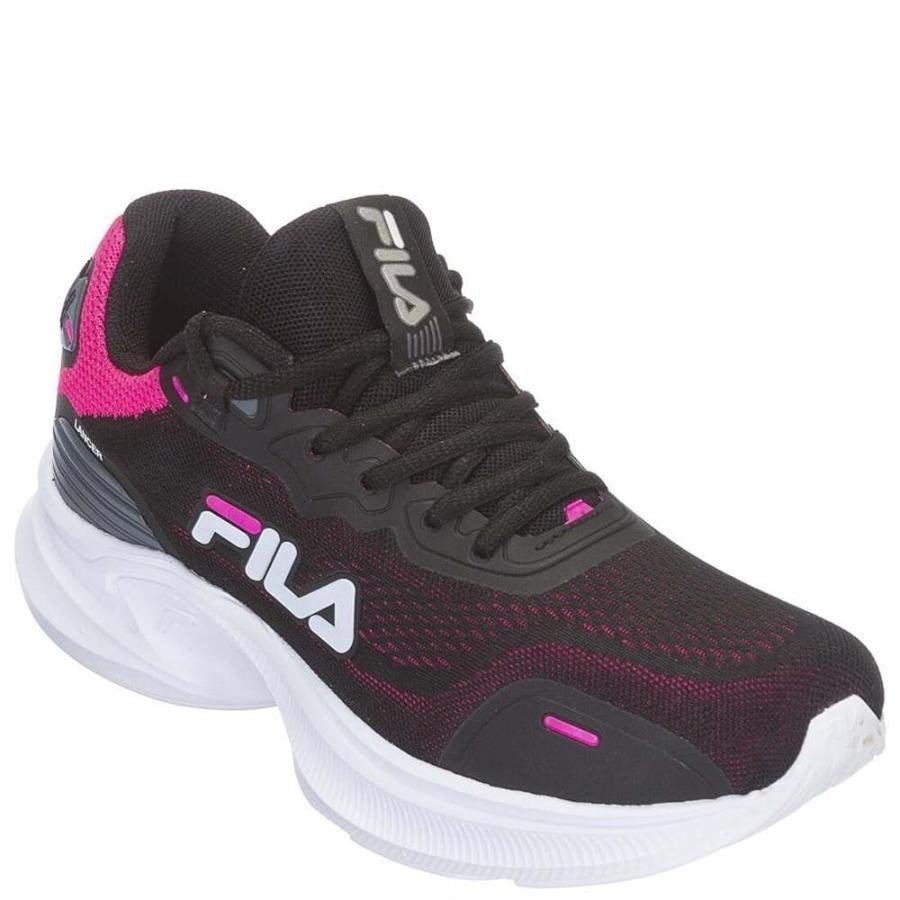 Tênis Fila Feminino Lancer - Preto e Rosa Preto