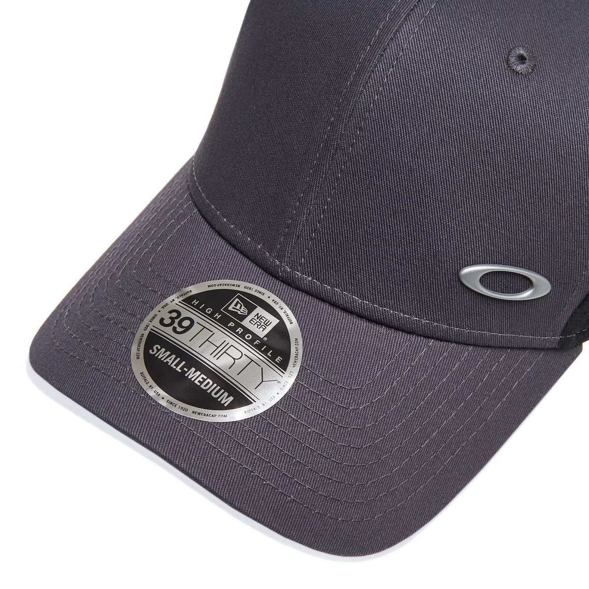 Boné Aba Curva Oakley Tinfoil Masculino Cinza/Preto 3