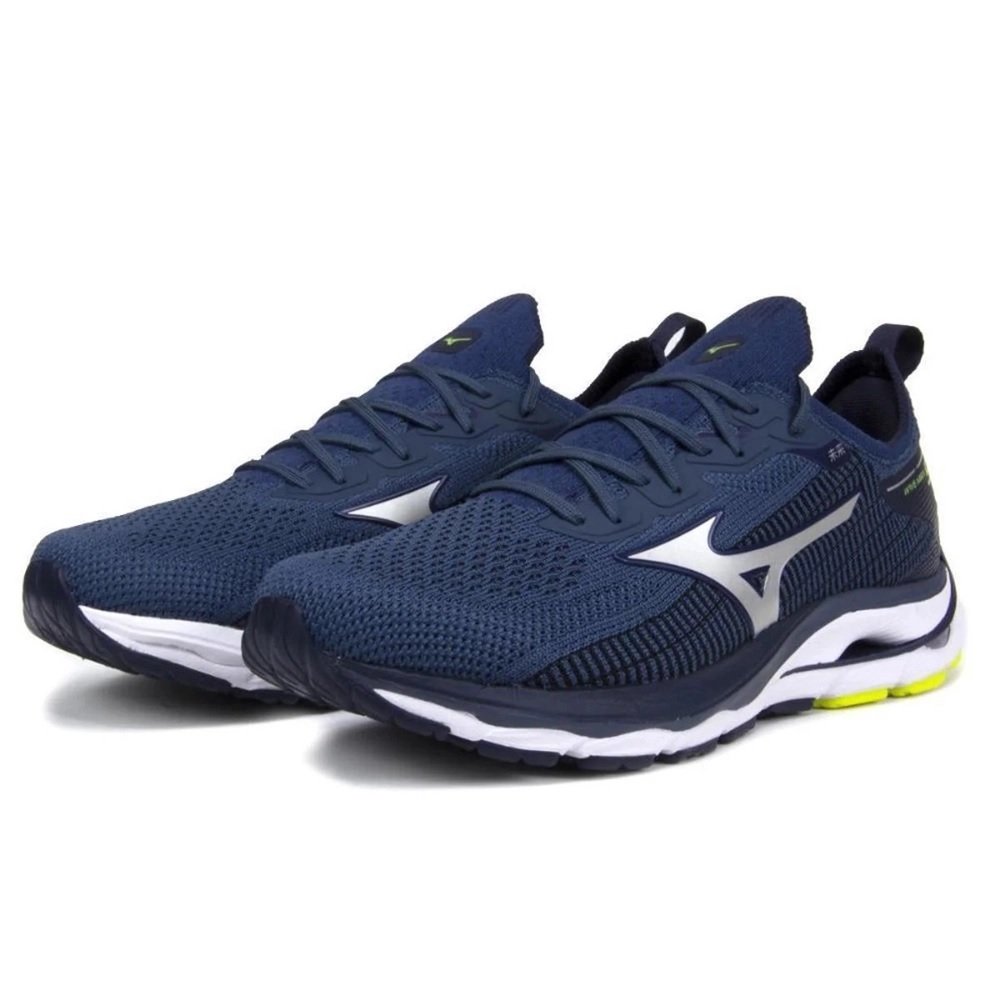 Tênis Mizuno Wave Mirai 5 Masculino Azul Marinho 2