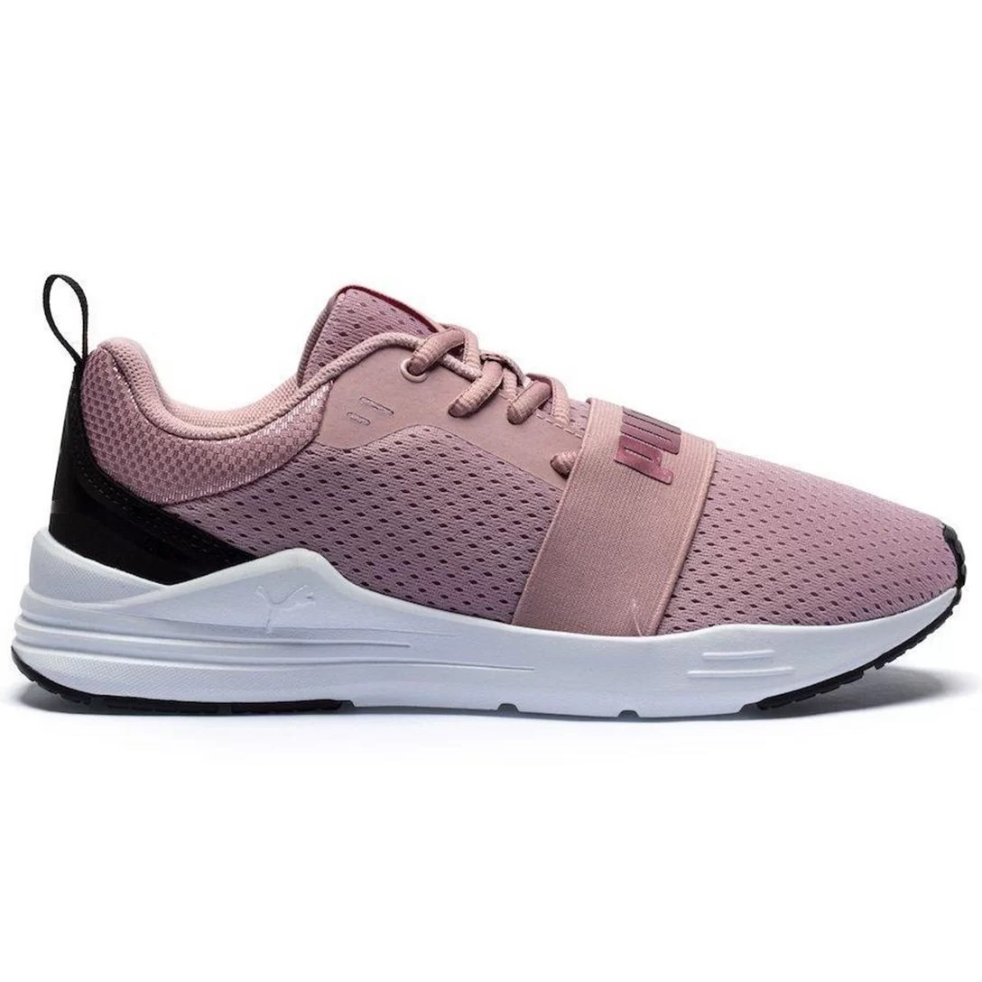 Tênis Puma Wired Run BDP Infantil - Branco e Rosa Rosa 1