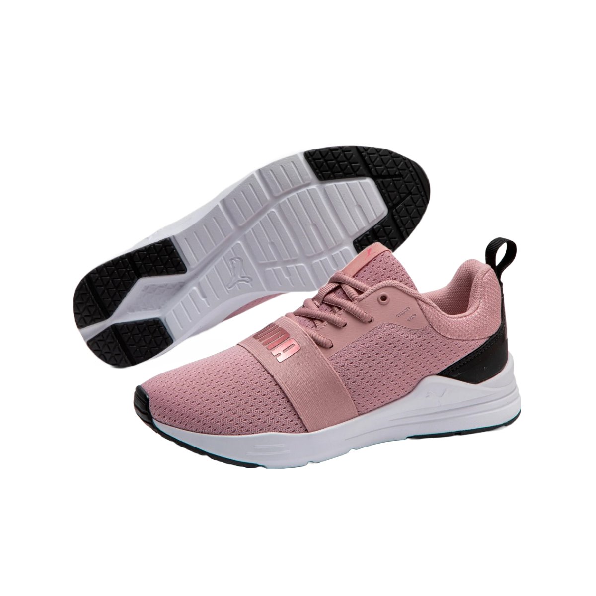 Tênis Puma Wired Run BDP Infantil - Branco e Rosa Rosa 4