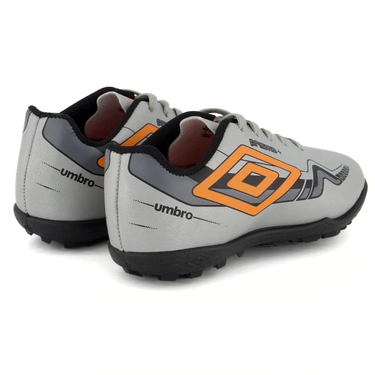 Chuteira Futebol Society Umbro Prisma+ Infantil Cinza 3