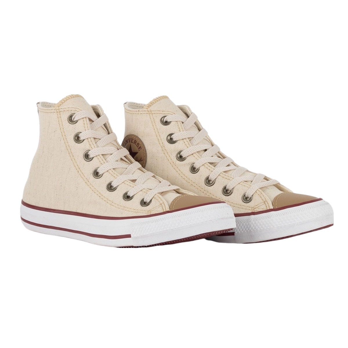 Tênis Converse Chuck Taylor All Star Hi New Linen Bege 2