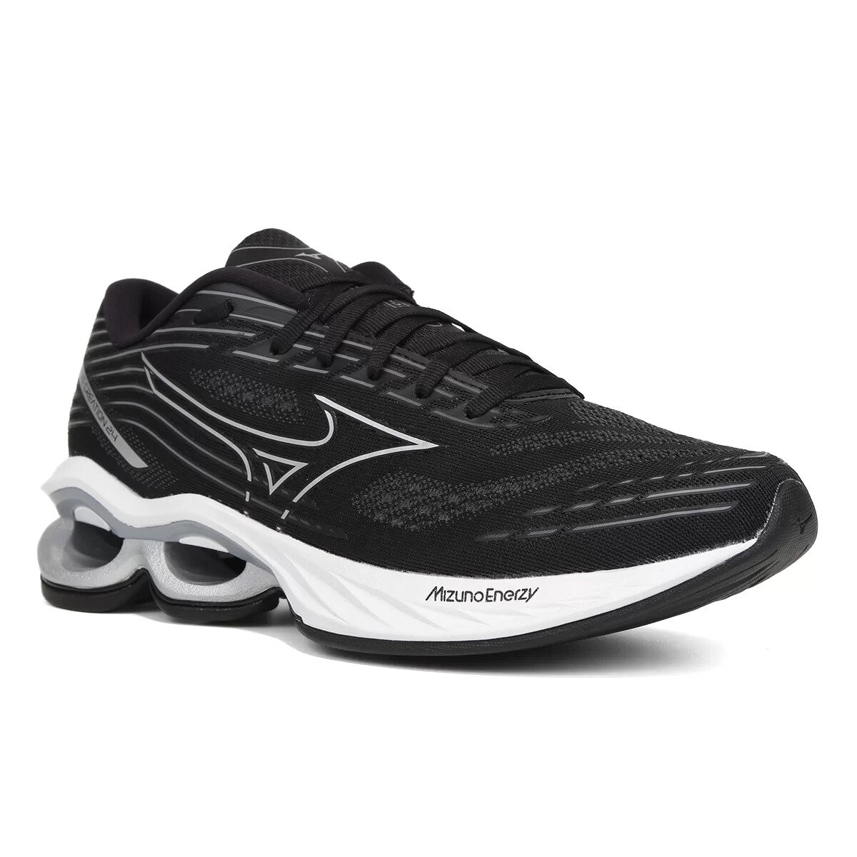 Tenis Mizuno Wave Creation 24 Masculino Preto 2