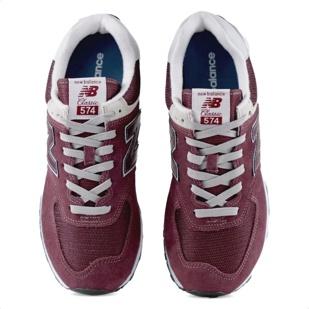 Tênis New Balance 574 Masculino Vinho 5