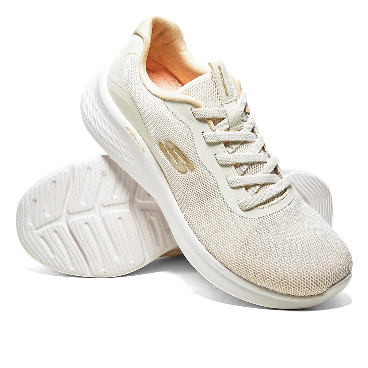 Tênis Skechers Lite Pro Glimmer Feminino Bege 3