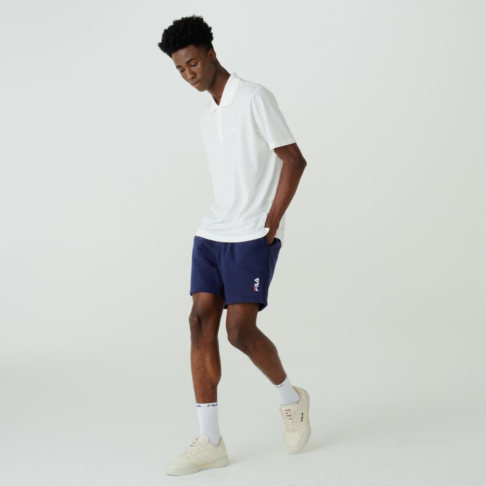 Pólo Fila Basic Letter Masculina Branco 3