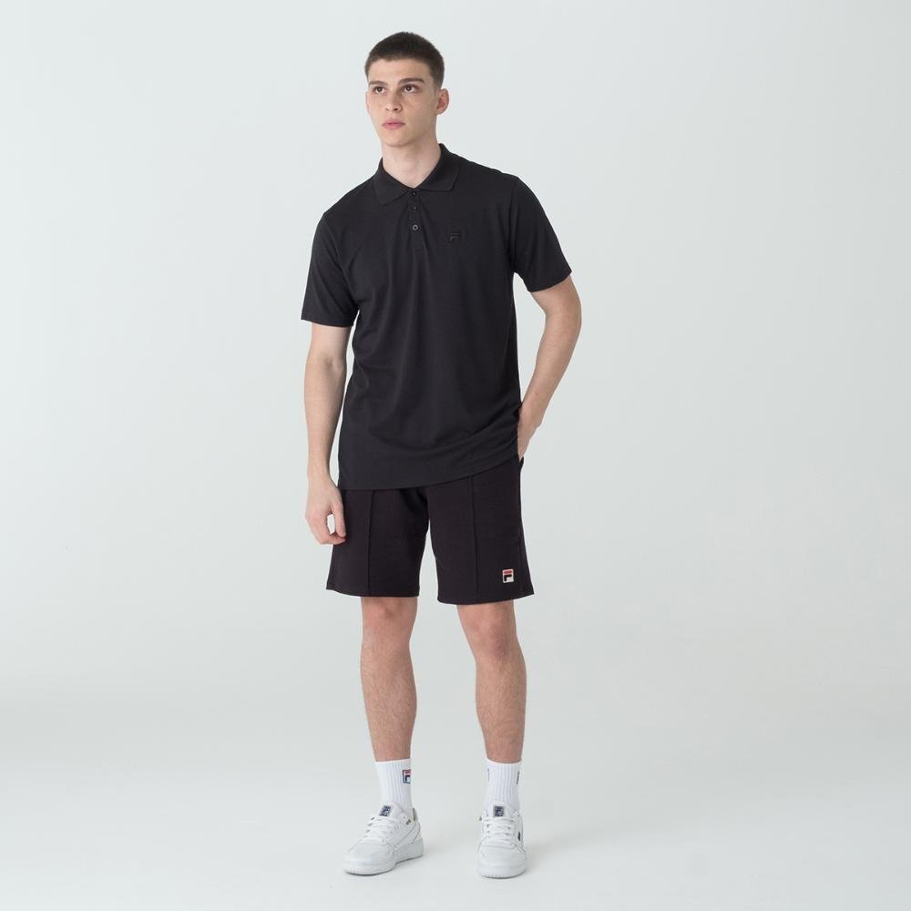 Pólo Fila Basic Letter Masculina Preto 3